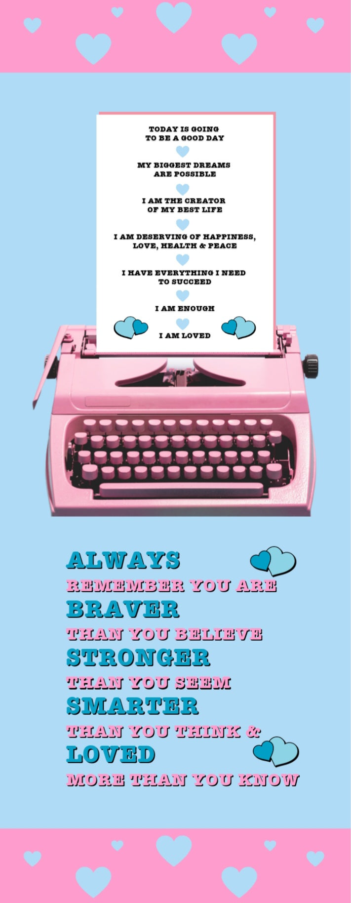 Yvonne's Positive Affirmations Door/Wall Cover