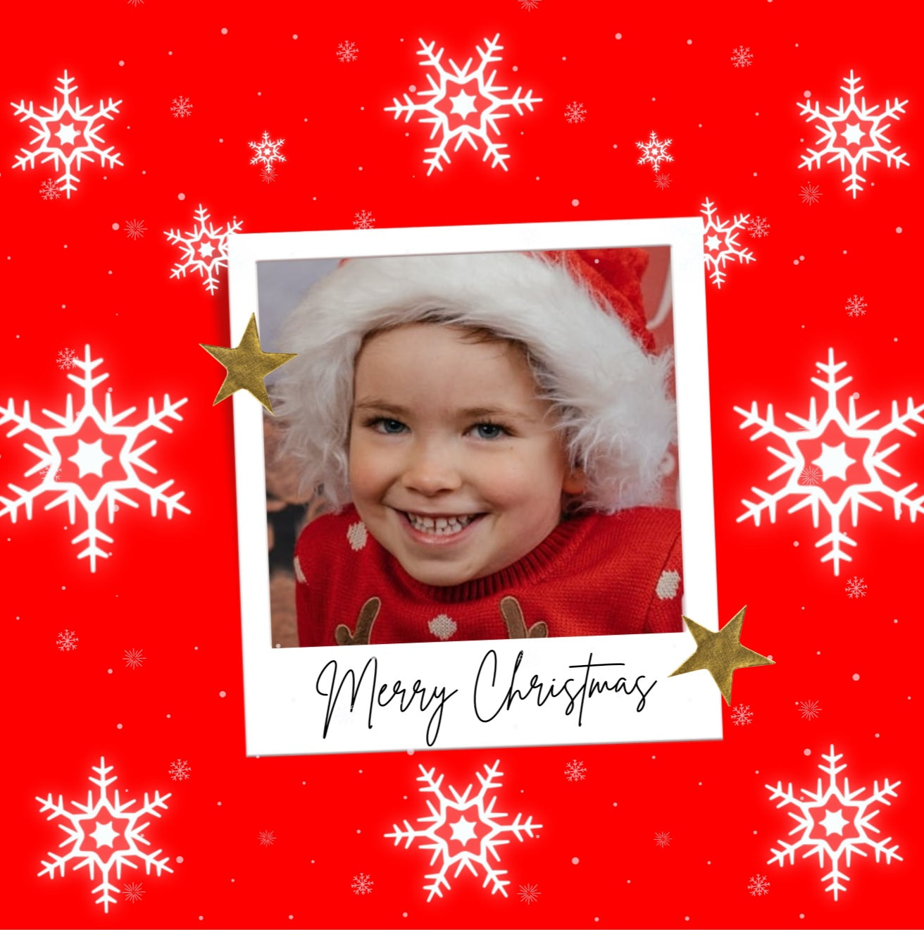 Photo Christmas Cushion Cover & Insert - Nanny & Grandad