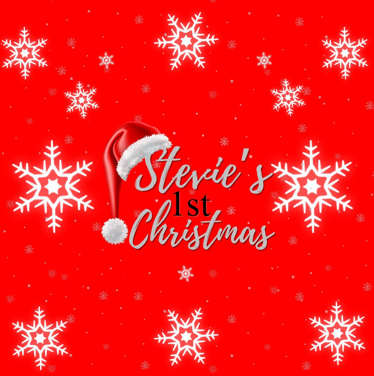 Photo Christmas Cushion Cover & Insert - Baby's 1st Christmas