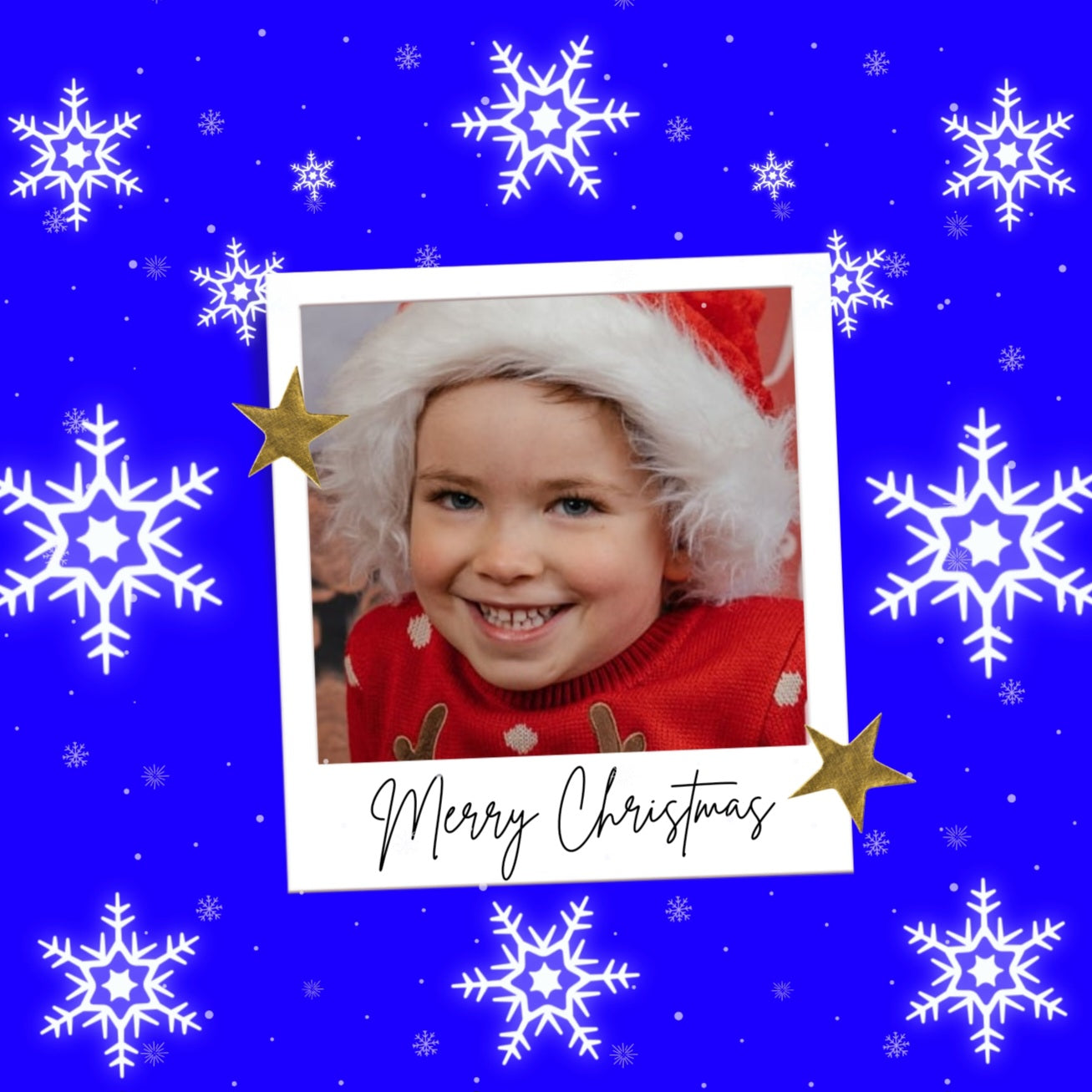 Photo Christmas Cushion Cover & Insert - Nanny & Grandad