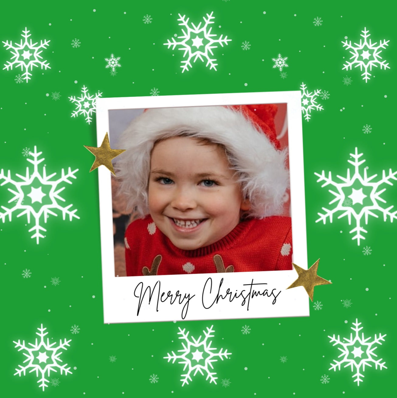 Photo Christmas Cushion Cover & Insert - Nanny & Grandad