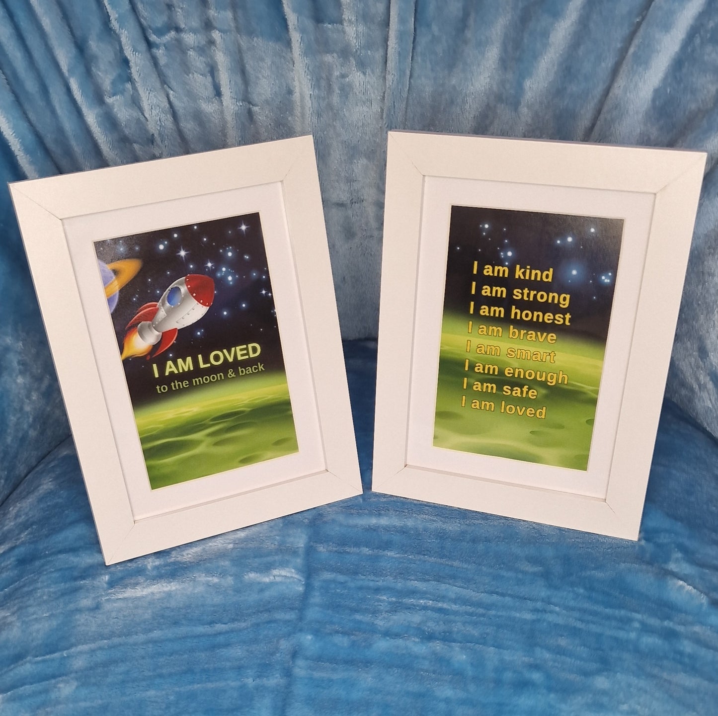 Stevie's Positive Affirmations 6" x 4" Matte Print front & back - including 2 frames (collection only)