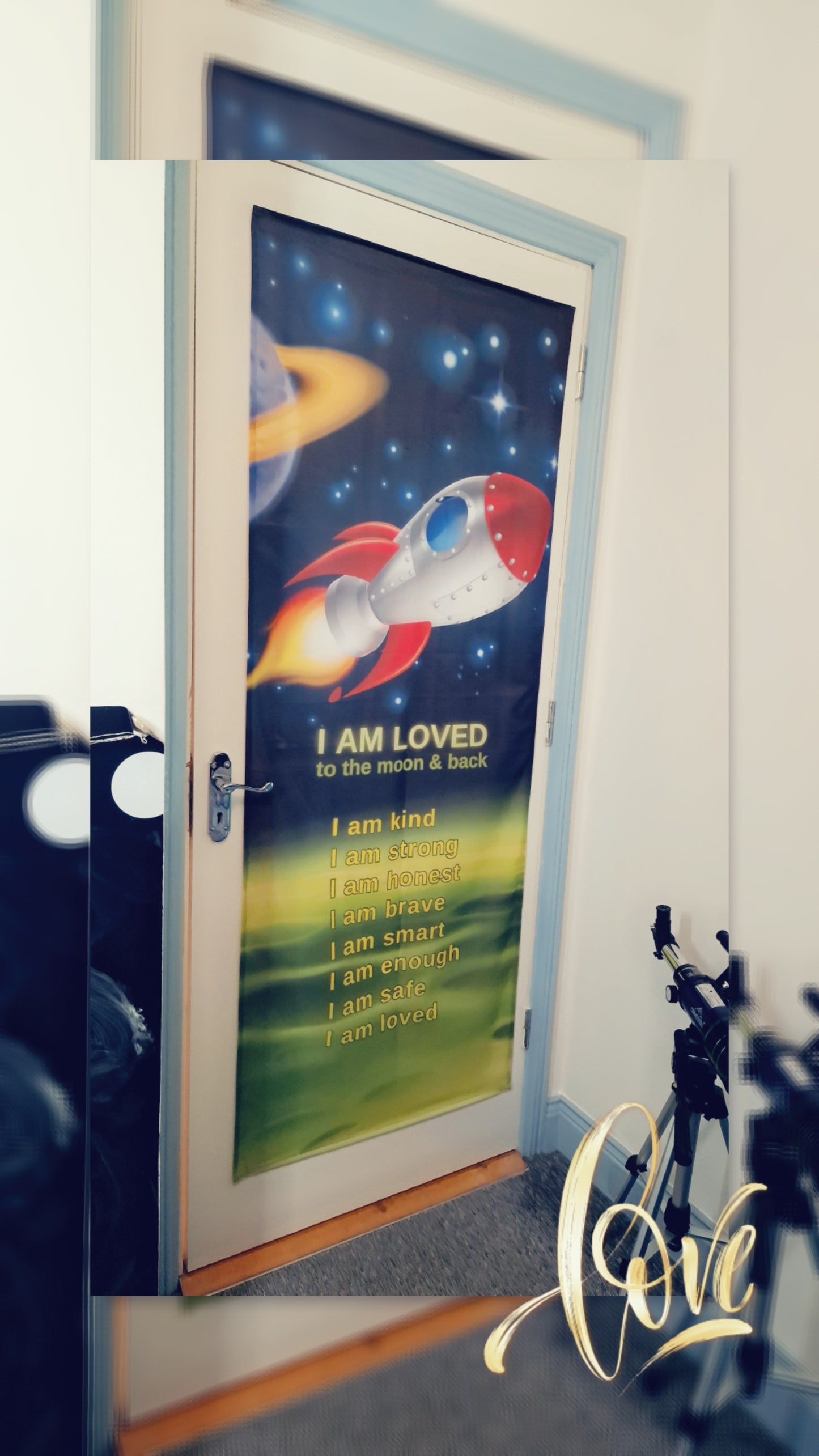 Stevie's Positive Affirmations Door/Wall Cover
